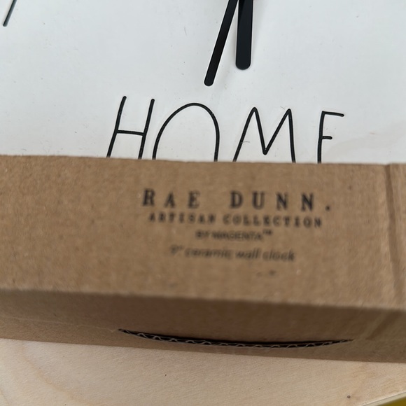 9” Rae Dunn Ceramic Clock - Picture 2 of 2